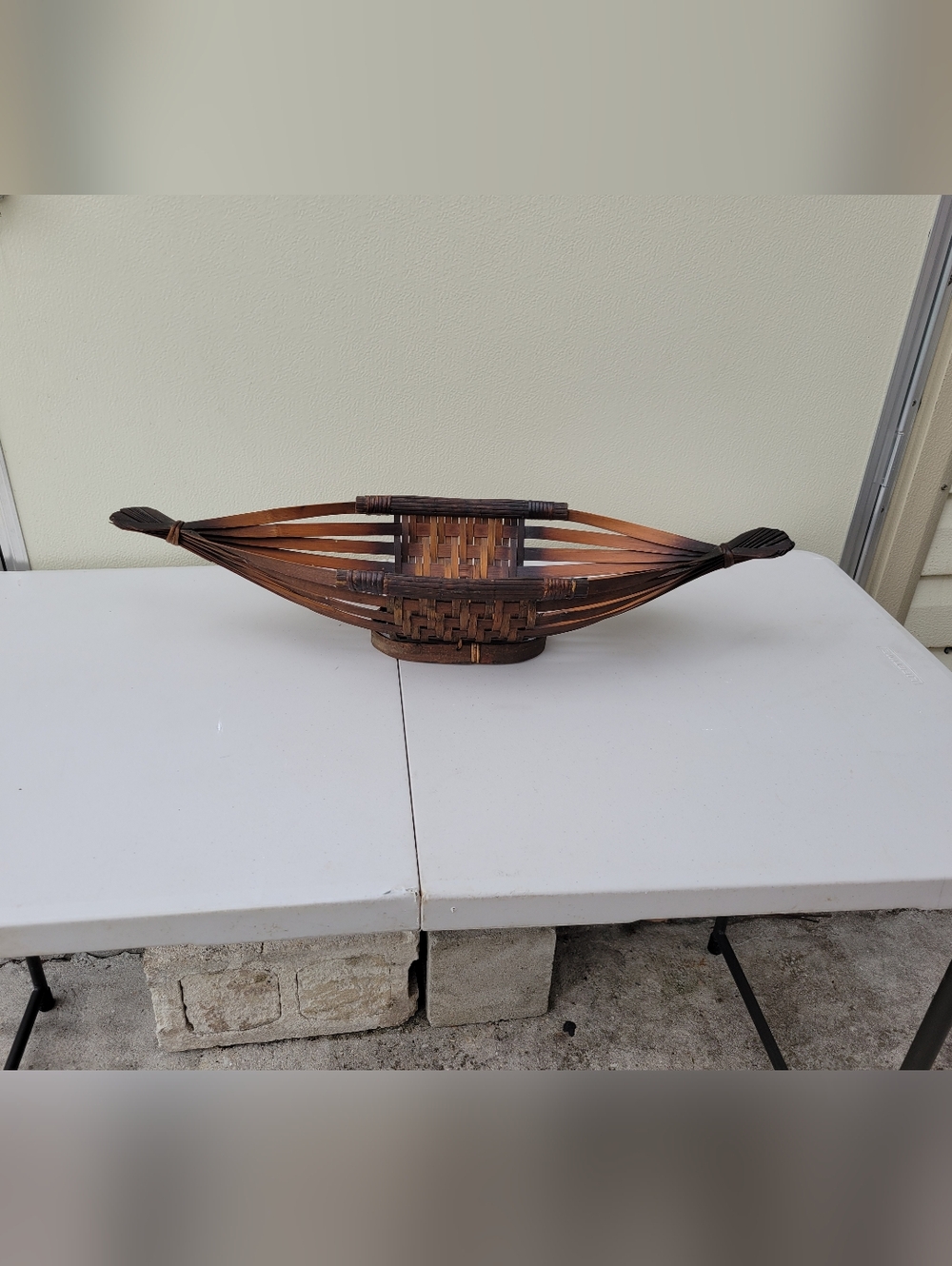 Handwoven Brown Decorative Basket Bowl - Home Accents - Picture 4 of 4